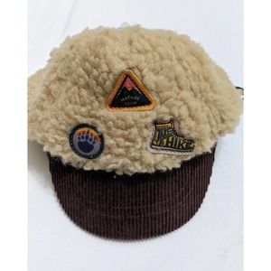 New s m small medium top paw dog hat take a hike nature club paw